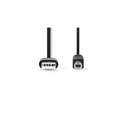 Nedis CCGL60101BK20 USB kábel USB 2.0 2 M USB A USB B Fekete