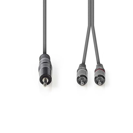 Nedis COTH22200GY30 audio kábel 3 M 3.5mm 2 x RCA Szürke