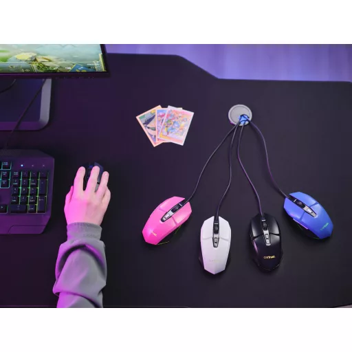 Trust GXT 109 Felox egér Játék Jobbkezes USB A típus Optikai 6400 DPI