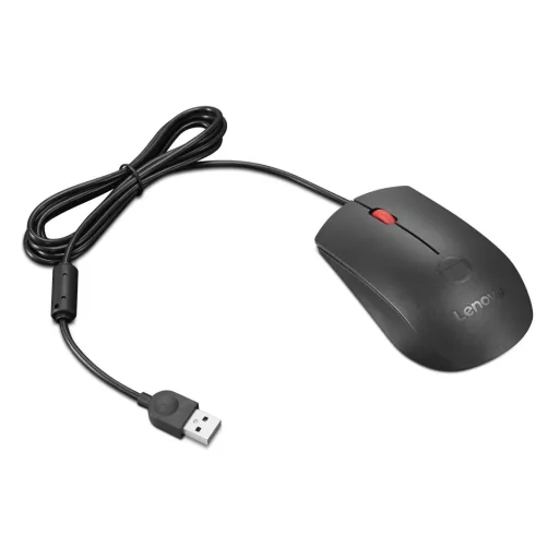 Lenovo 4Y51S24029 egér Irodai Kétkezes USB A típus Optikai 2000 DPI