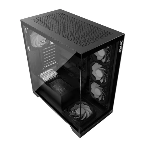 XPG INVADER X Midi Tower Fekete