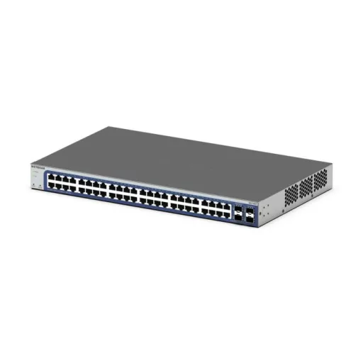 NETGEAR GS748Tv6 Vezérelt L2/L3/L4 Gigabit Ethernet (10/100/1000) Fekete, Szürke