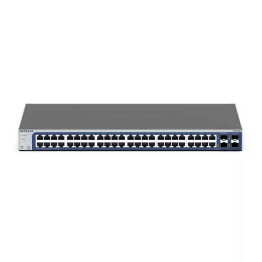 NETGEAR GS748Tv6 Vezérelt L2/L3/L4 Gigabit Ethernet (10/100/1000) Fekete, Szürke