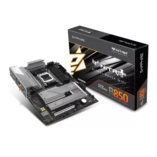 Sapphire NITRO+ B850A WIFI 7 AMD B850 Socket AM5 Micro ATX