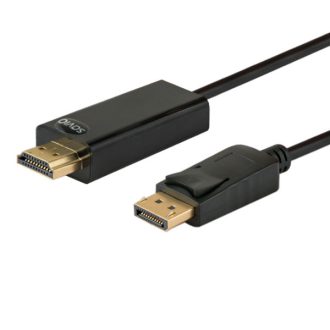   Savio CL-56 video átalakító kábel 1,5 M DisplayPort HDMI A-típus (Standard) Fekete