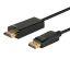 Savio CL-56 video átalakító kábel 1,5 M DisplayPort HDMI A-típus (Standard) Fekete