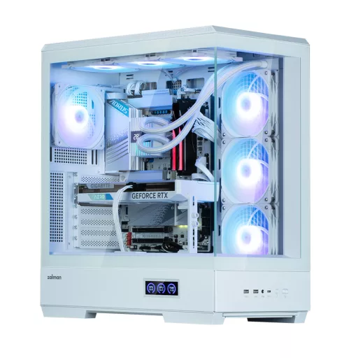 Zalman P50 DS White Midi Tower Fehér