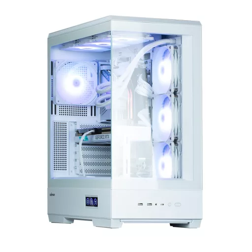 Zalman P50 DS White Midi Tower Fehér