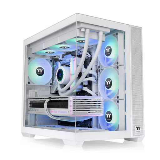 Thermaltake View 380 TG ARGB Snow Midi Tower Fehér