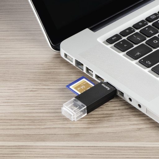 Hama Basic kártyaolvasó USB 2.0/Micro-USB Fekete