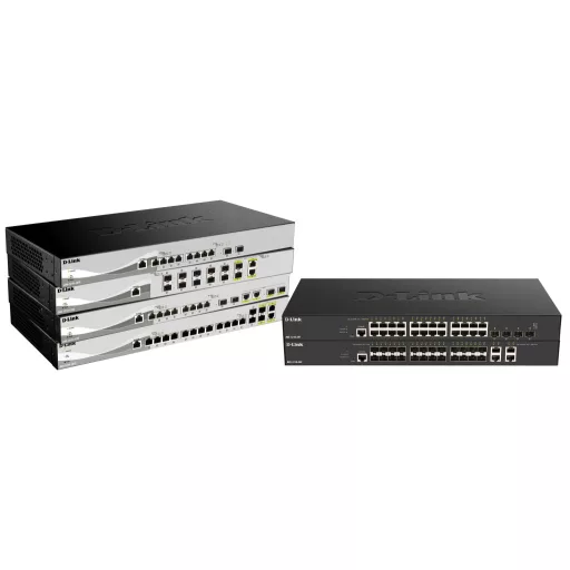 D-Link DXS-1210-16TC/E hálózati kapcsoló Vezérelt L2 10G Ethernet (100/1000/10000) Szürke