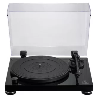   Audio-Technica AT-LPW50PB lemezjátszó Szíj általi meghajtással működő lemezjátszó Fekete Kézi