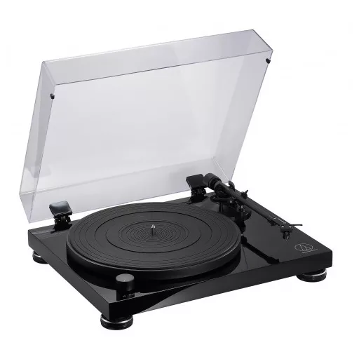 Audio-Technica AT-LPW50PB lemezjátszó Szíj általi meghajtással működő lemezjátszó Fekete Kézi