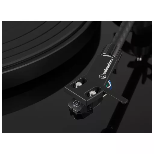 Audio-Technica AT-LPW50PB lemezjátszó Szíj általi meghajtással működő lemezjátszó Fekete Kézi