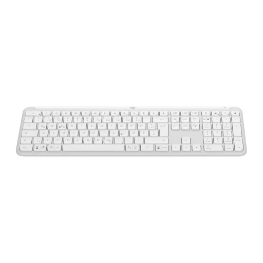 Logitech 920-012452 billentyűzet Irodai RF vezeték nélküli + Bluetooth QWERTZ Német Fehér