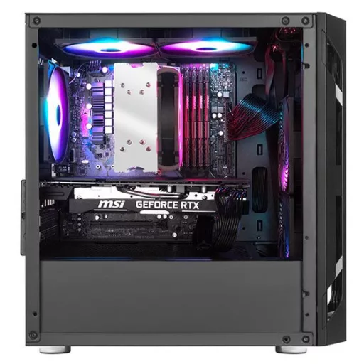 Silverstone FARA H1M Micro Tower Fekete