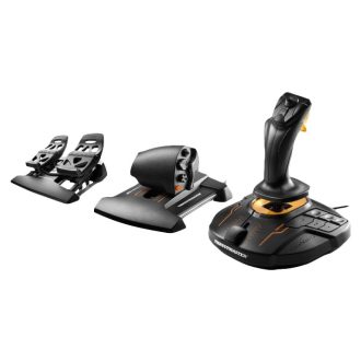   Thrustmaster T-16000M FCS Flight Pack Fekete USB Joystick Analóg/digitális MAC, PC