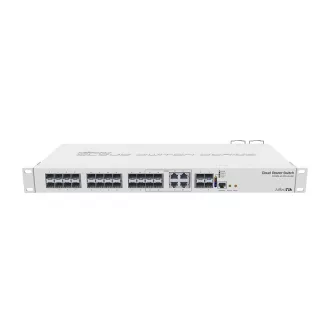   Mikrotik CRS328-4C-20S-4S+RM hálózati kapcsoló Vezérelt L2/L3 1U Fehér