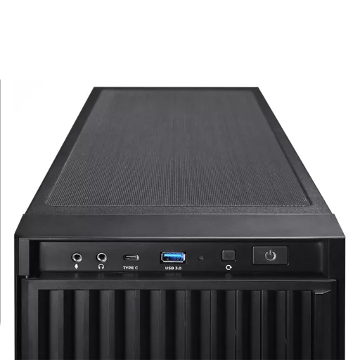 Chieftec BW-01B-OP Midi Tower Fekete