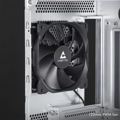 Chieftec BW-01B-OP Midi Tower Fekete