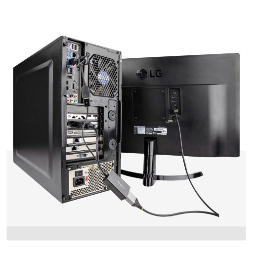 StarTech.com DVI2DP2 video átalakító kábel 0,254 M DVI-D DisplayPort Fekete