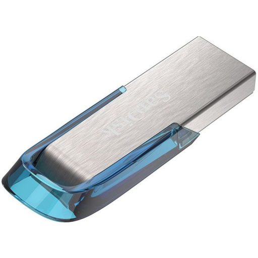SanDisk Ultra Flair USB flash meghajtó 64 GB USB A típus 3.2 Gen 1 (3.1 Gen 1) Kék, Ezüst