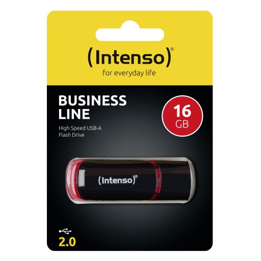 Intenso 16GB USB2.0 USB flash meghajtó USB A típus 2.0 Fekete, Vörös