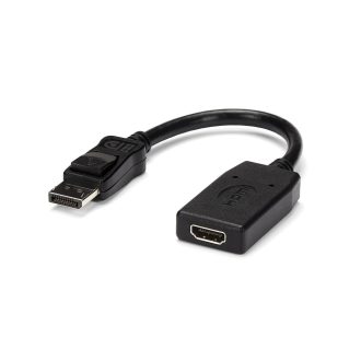   StarTech.com DP2HDMI video átalakító kábel 0,24 M HDMI A-típus (Standard) DisplayPort Fekete