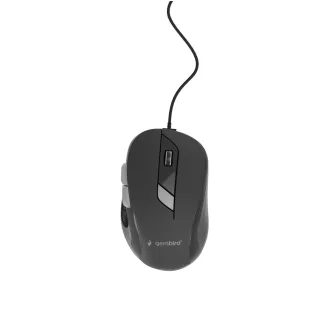   Gembird MUS-6B-01 egér Irodai Kétkezes USB A típus Optikai 1600 DPI