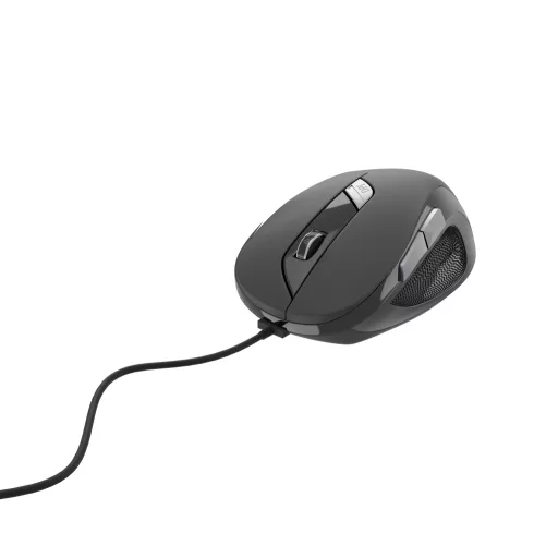 Gembird MUS-6B-01 egér Irodai Kétkezes USB A típus Optikai 1600 DPI