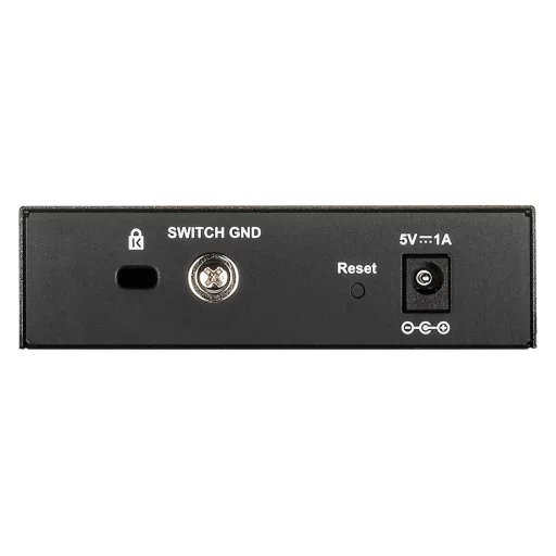 D-Link DGS-1100-05V2/E hálózati kapcsoló Vezérelt L2 Gigabit Ethernet (10/100/1000) Fekete