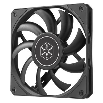   Silverstone Air Slimmer 120 Számítógép ház, Processzor Hűtő 12 cm Fekete 1 db
