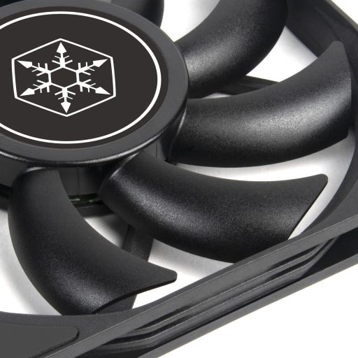 Silverstone Air Slimmer 120 Számítógép ház, Processzor Hűtő 12 cm Fekete 1 db