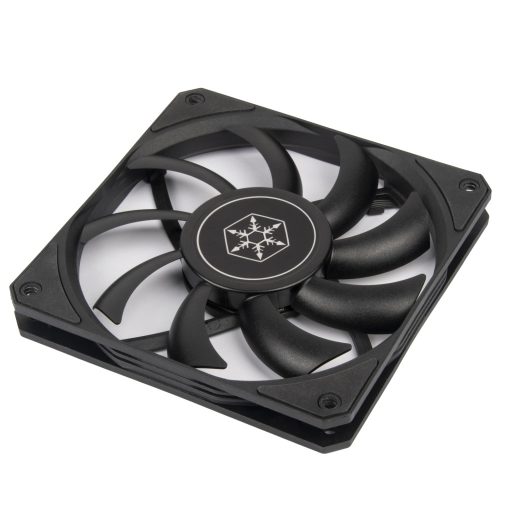 Silverstone Air Slimmer 120 Számítógép ház, Processzor Hűtő 12 cm Fekete 1 db