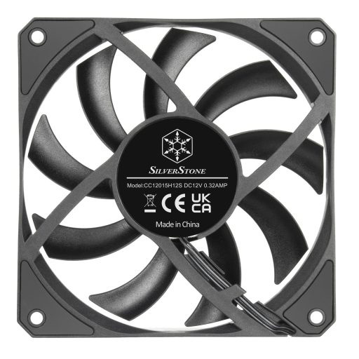 Silverstone Air Slimmer 120 Számítógép ház, Processzor Hűtő 12 cm Fekete 1 db