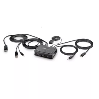 StarTech.com C2-D46-UAC-CBL-KVM KVM kapcsoló Fekete