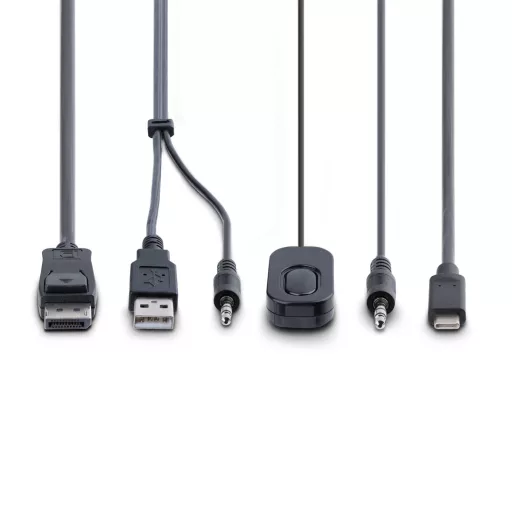 StarTech.com C2-D46-UAC-CBL-KVM KVM kapcsoló Fekete