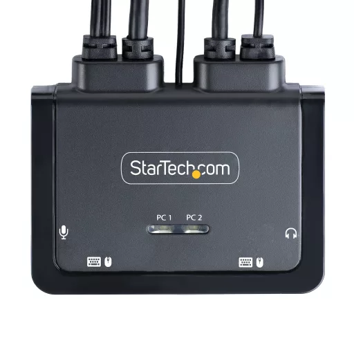 StarTech.com C2-D46-UAC-CBL-KVM KVM kapcsoló Fekete