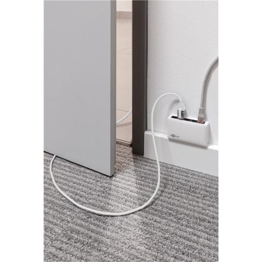 Goobay 74379 csatlakozó átlakító USB 3.0 type A RJ45 Fehér