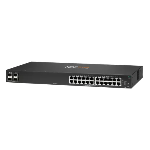 HPE Aruba Networking CX 6000 24p 10M/100M/1G 4p SFP 1G Switch Vezérelt L3 Gigabit Ethernet (10/100/1000) 1U