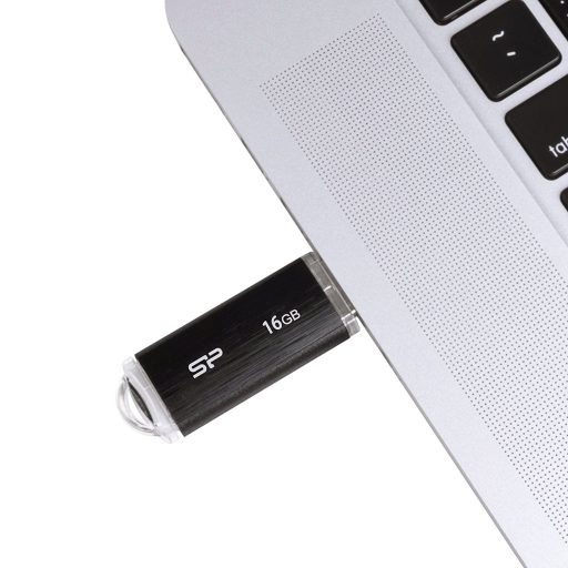 Silicon Power Ultima U02 USB flash meghajtó 16 GB USB A típus 2.0 Fekete