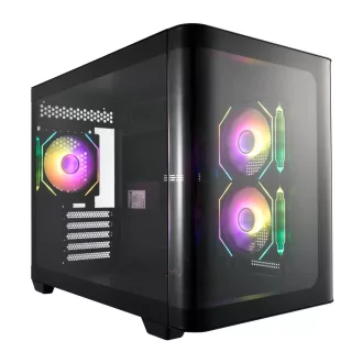 FSP S380-BA Micro Tower Fekete