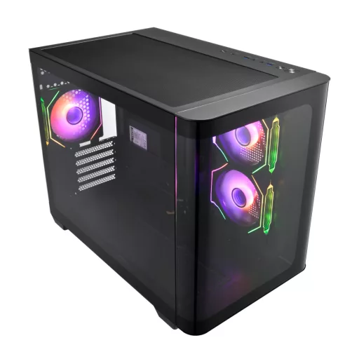 FSP S380-BA Micro Tower Fekete