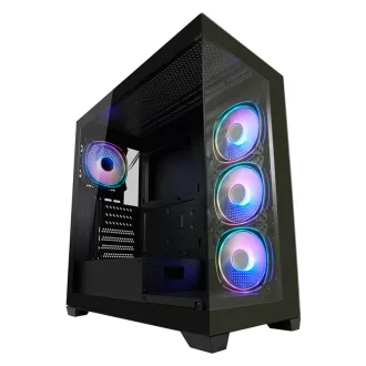 LC-Power LC-715B-ON Midi Tower Fekete