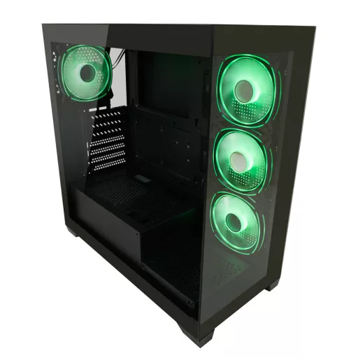 LC-Power LC-715B-ON Midi Tower Fekete