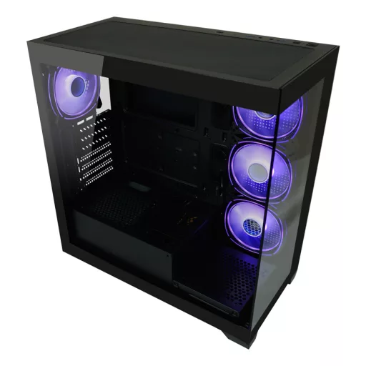 LC-Power LC-715B-ON Midi Tower Fekete