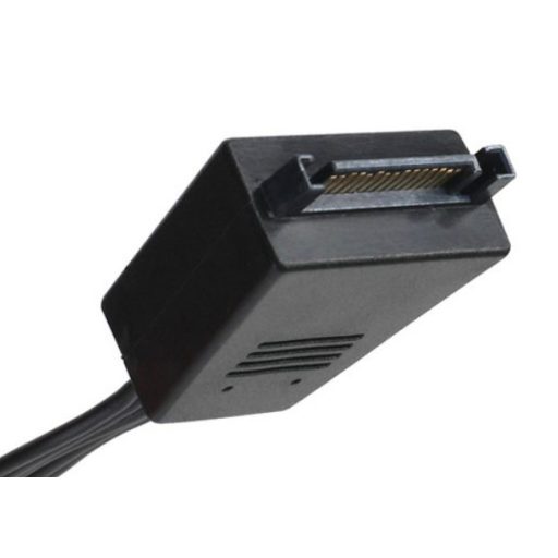 Silverstone CP06 SATA kábel Fekete