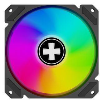 Xilence XF065 Számítógép ház Hűtő 12 cm Fekete 1 db