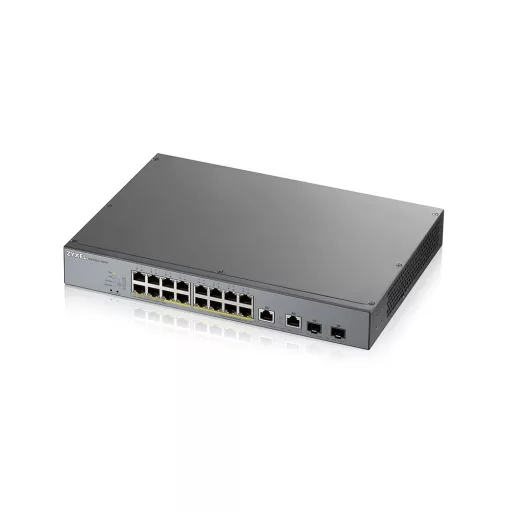 Zyxel GS1350-18HP-EU0101F hálózati kapcsoló Vezérelt L2 Gigabit Ethernet (10/100/1000) Ethernet-áramellátás (PoE) támogatása Szürke