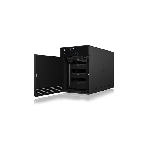 ICY BOX IB-3740-C31 HDD/SSD ház Fekete 2.5/3.5"